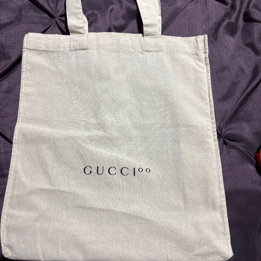 Gucci cloth tote bag